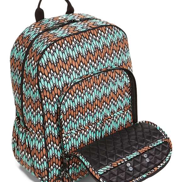 Vera Bradley Campus Backpack in Sierra Stream
